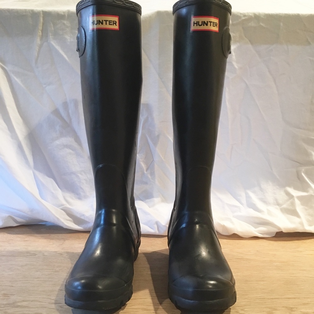 Hunter Original Tall Black Matte Rain Boots